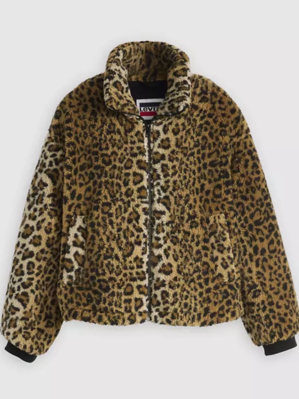 Levi's Zip Front Teddy Jacket, size L